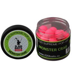 Boilies 2.20 Baits Supreme Pop-Up 16mm, Monster Crab