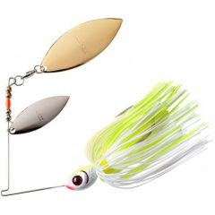 Spinnerbait Booyah Double Willow Blade 3/8oz - White Chartreuse