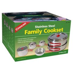 Set gatit Coghlans Stainless Steel Family Cookset