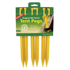 Set cuie cort Coghlans Rugged ABS Plastic Tent Pegs 12"