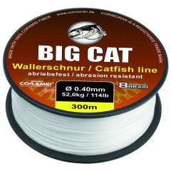 Fir textil Cormoran Big Cat 8X Braid White 0.40mm/68kg/300m