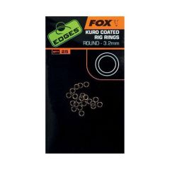 Anouri Fox Edges Kuro Coated Rig Rings 2.5mm