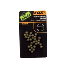 Fox Edges Tapered Bore Beads - 4mm