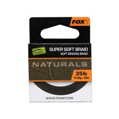 Fir textil Fox Edges Naturals Braid Hooklenght 20m/35lb/15.8kg