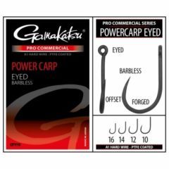 Carlige Gamakatsu Pro Commercial Powercarp Eyed Barbless nr.10