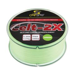 Fir monofilament Carp Spirit Celt-2X Fluo Green 0.285mm/6.45kg/1400m