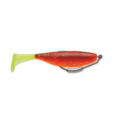 Shad Storm 360GT Largo Shad Hook, 10cm, Culoare Rootbeer Chartreuse Tail