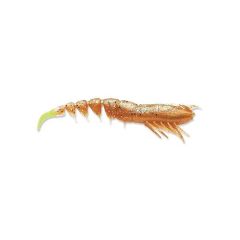 Creature Costal Shrimp Jig Head 8cm, culoare New Penny Chartreuse Tail