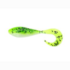 curly shad chartreuse pepper shad 5cm 
