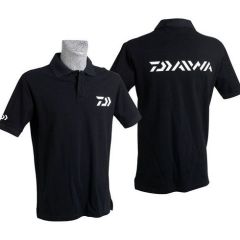 Tricou polo Daiwa negru, marime XL
