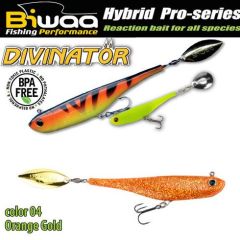 Shad Biwaa Divinator Mini 9.5cm/9g, culoare Orange Gold
