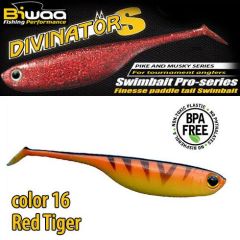 Shad Biwaa Divinator S 15cm, culoare Red Tiger