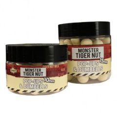 Boilies and Dumbells Dynamite Baits Pop-up Monster Tiger Nut Fluo White 10mm
