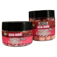 Boilies and Dumbells Dynamite Baits Pop-up Red Amo Fluo Pink 10mm