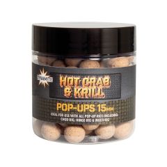 Boilies Dynamite Baits Pop-Up Hot Crab and Krill 15mm
