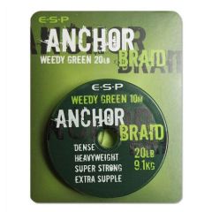 Fir textil ESP Anchor Braid Weed Green 20lb/10m