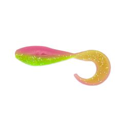 Bass Assassin Curly Shad 5cm, culoare Electric Chicken 