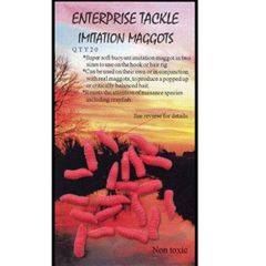 Viermi artificiali Enterprise Tackle Imitation Maggots - Red