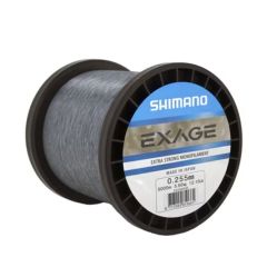 Fir monofilament Shimano Exage 0.255mm/5.5kg/1000m Steel Grey