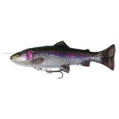 Swimbait Savage Gear 4D Line Thru Pulsetail Trout 15cm/12g, culoare Rainbow Trout