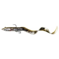 Swimbait Savage Gear 4D Real Eel 20cm/38g Olive Pearl