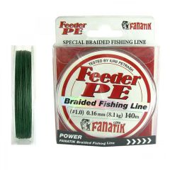 Fir textil Fanatik Feeder PE Braided Green 0.10mm/4.5kg/140m