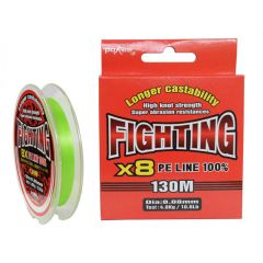 Fir textil Pokee Fighting X8 PE Lime Green 0.08mm/4.8kg/130m