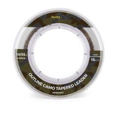 Fir monofilament conic Avid Carp Outline Camo Tapered Leader 0.28-0.57mm/4.5-15.8kg/45m