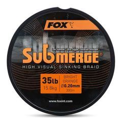 Fir textil Fox Submerge Orange Sinking Braid 0.20mm/15.8kg/300m