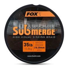Fir textil Fox Submerge Orange Sinking Braid 0.20mm/15.8kg/600m