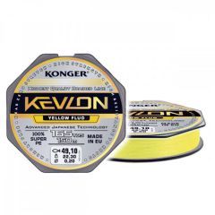 Fir textil Konger Kevlon X4 Yellow Fluo 0.20mm/22kg/150m