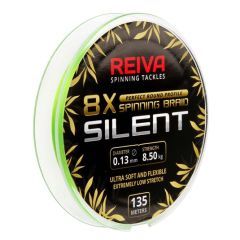 Fir textil Reiva Silent 8X Fluo Green 0.08mm/5.20kg/135m