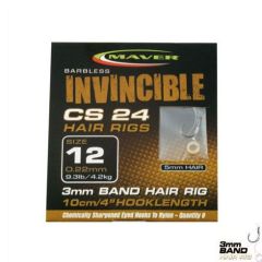 Carlige legate Maver Invincible CS24 Banded nr.12 - Fir 0.22mm
