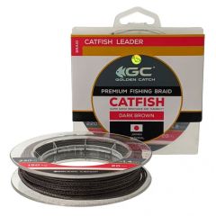 Fir textil Golden Catch Catfish Leader Dark Brown 0.70mm/50kg/20m