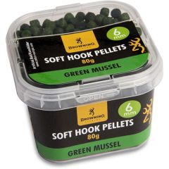 Pelete Soft Browning Soft Hook Pellets Green Mussel 6mm