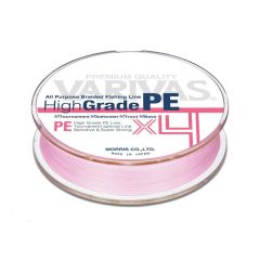 Fir textil Varivas High Grade PE X4 Milky Pink 0.128mm/10lb/150m