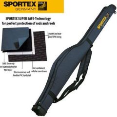 Husa lansete Sportex Super Safe I Grey, 1 compartiment, 165cm