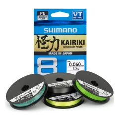 Fir textil Shimano Kairiki Mantis Green 0.06mm/5.3kg/150m