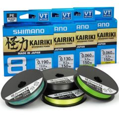 Fir textil Shimano Kairiki 8 Steel Grey 0.16mm/10.3kg/150m