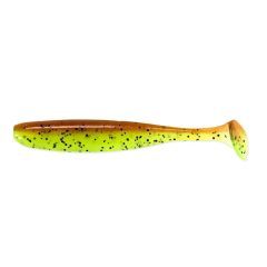 Shad Keitech Easy Shiner 10cm, culoare Motoroil / Chartreuse