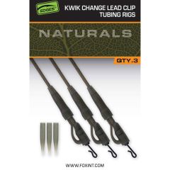 Kit plumb pierdut Fox Edges Naturals Kwik Change Lead Clip Tubing Setup
