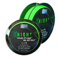 Fir monofilament Asso Knight Fluo Chartreuse 0.260mm/4.5kg/1200m