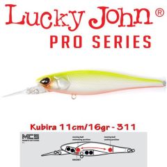 Vobler Lucky John Kubira 110 Plus One 11cm, culoare 311
