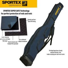 Husa lansete Sportex Super Safe V Grey 150cm
