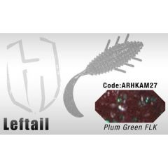 Grub Colmic Herakles Leftail 8.9cm Plum Green FLK