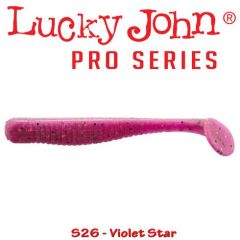 Shad Lucky John Long John 10.5cm, culoare Violet Star - 6 buc/plic