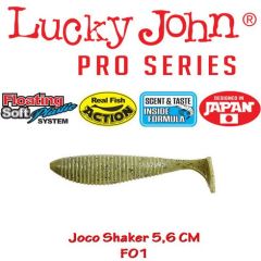 Shad Lucky John Joco Shaker 5.6cm, culoare F01 - 6 buc/plic