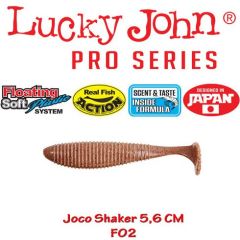 Shad Lucky John Joco Shaker 5.6cm, culoare F02 - 6 buc/plic