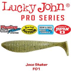 Shad Lucky John Joco Shaker 8.9cm, culoare F01 - 4 buc/plic