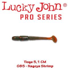 Shad Lucky John Tioga 5.1 cm, culoare Nagoya Shrimp - 10 buc/plic